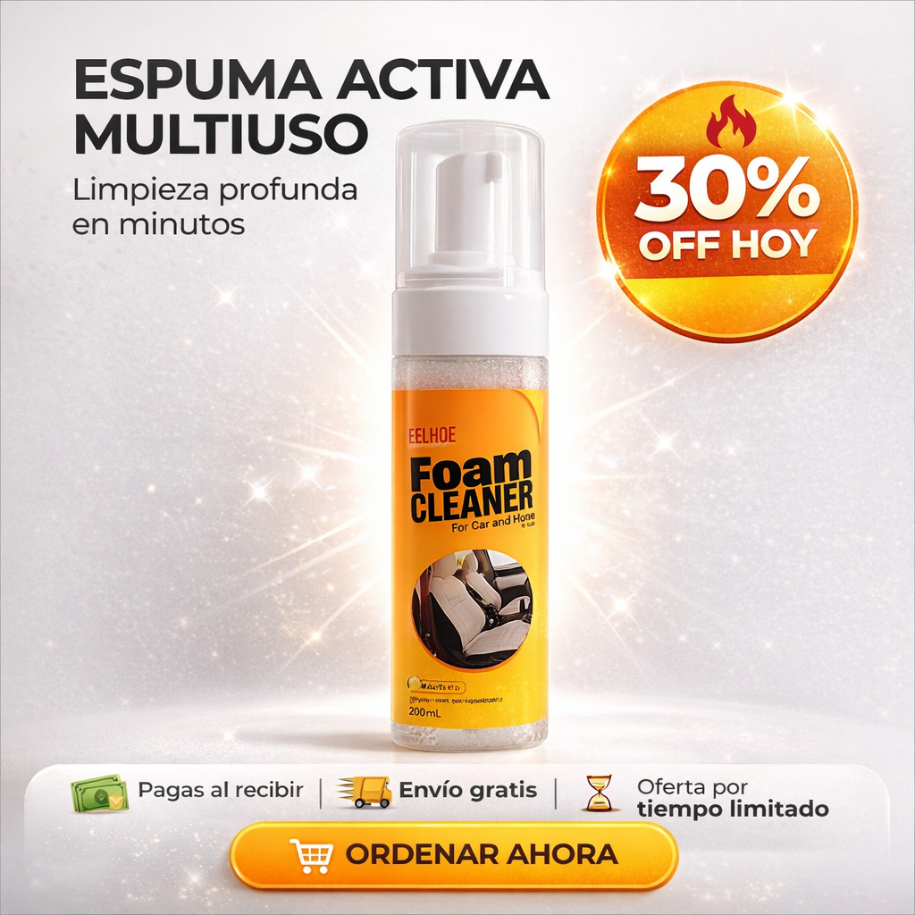 FOAM CLEANER PROFESIONAL – ESPUMA ACTIVA MULTIUSO 200ML