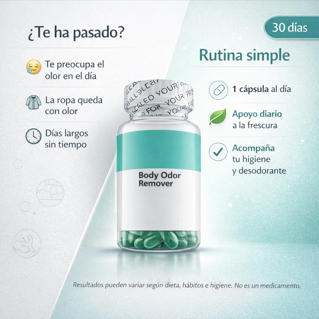 DESODORANTE CORPORAL EN CAPSULAS