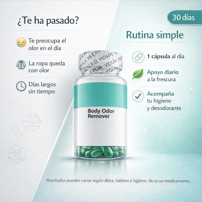 DESODORANTE CORPORAL EN CAPSULAS