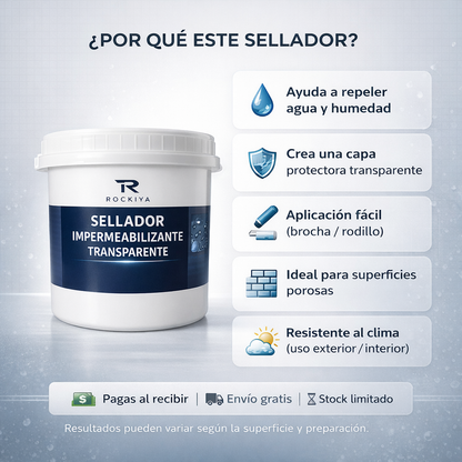 SELLADOR IMPERMEABILIZANTE TRANSPARENTE MULTIUSO