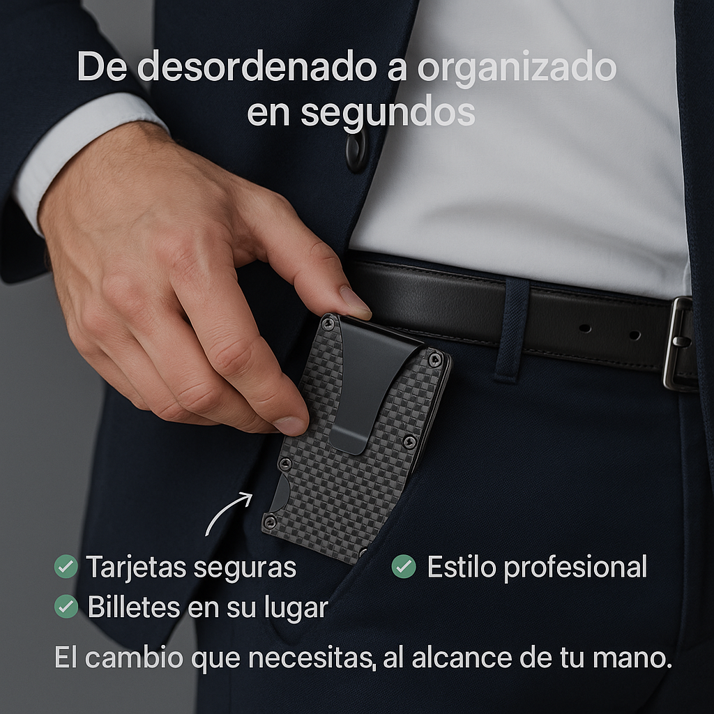 TARJETERO PORTATIL DE FIBRA